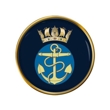 Royal Navy Crest (Fouled Anchor and Crown) Pin Badge