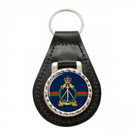 Royal Pioneer Corps, British Army Leather Key Fob
