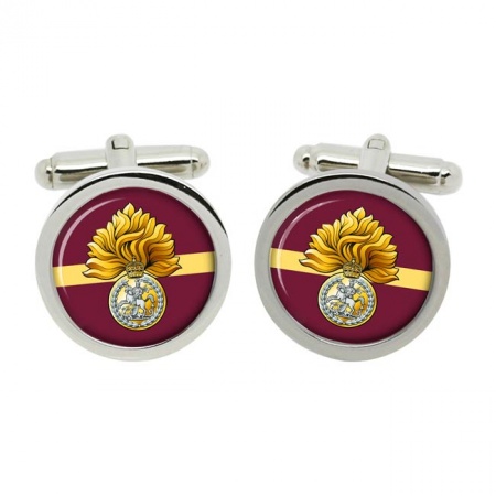 Royal Regiment of Fusiliers, British Army CR Cufflinks in Chrome Box