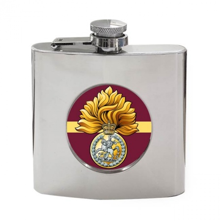 Royal Regiment of Fusiliers Badge, British Army ER Hip Flask