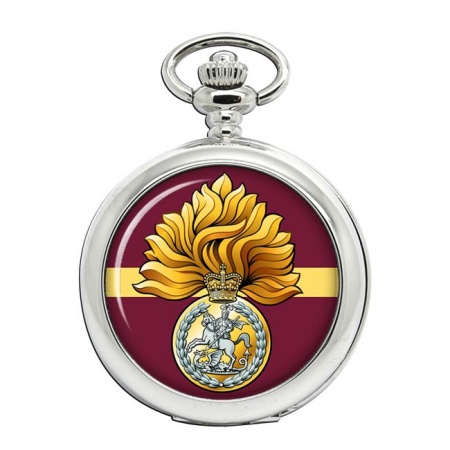 Royal Regiment of Fusiliers Badge, British Army ER Pocket Watch