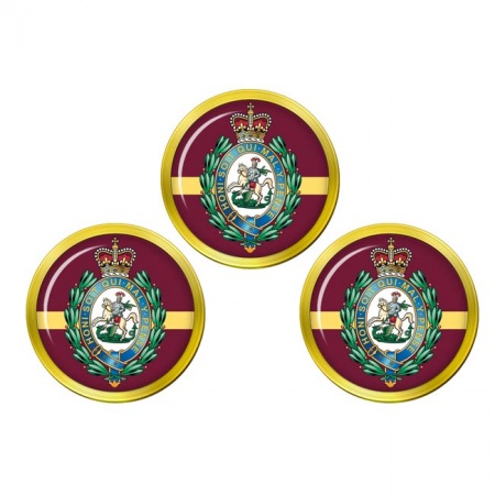 Royal Regiment of Fusiliers Crest, British Army ER Golf Ball Markers