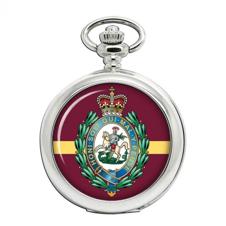 Royal Regiment of Fusiliers Crest, British Army ER Pocket Watch