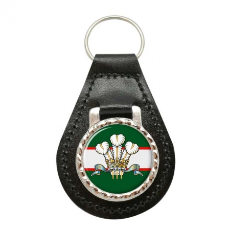 Royal Regiment of Wales, British Army Leather Key Fob
