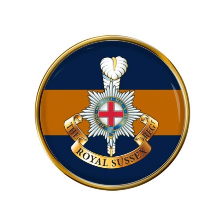 Royal Sussex Regiment, British Army Pin Badge
