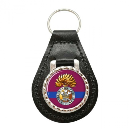 Royal Welch Fusiliers, British Army Leather Key Fob