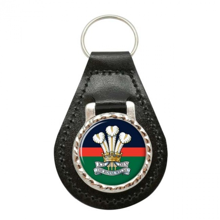 Royal Welsh, British Army Leather Key Fob