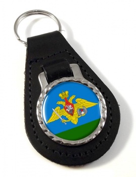 Russian Airborne Troops Leather Key Fob