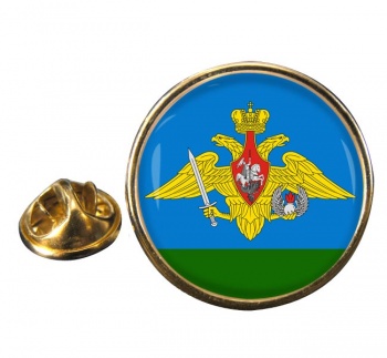 Russian Airborne Troops Round Pin Badge