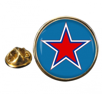 Russian Roundel Round Pin Badge
