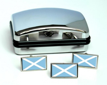 San Andres (Colombia) Flag Cufflink and Tie Pin Set