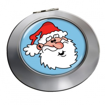 Father Christmas Santa Clause Chrome Mirror