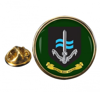 Special Boat Service SBS Round Pin Badge