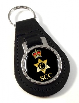 SCC Cook Leather Key Fob