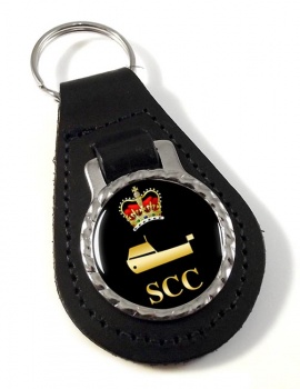 SCC Power Boating Leather Key Fob