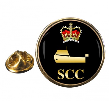 SCC Power Boating Round Pin Badge