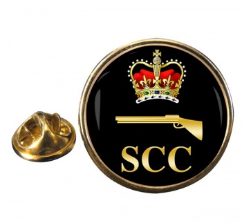 SCC Small Bore Round Pin Badge