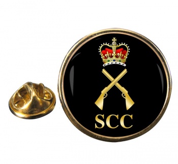 SCC Shooting Full Bore Round Pin Badge