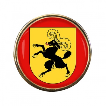 Schaffhausen (Switzerland) Round Pin Badge