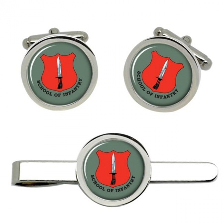 Infantry Training Centre (ITC), British Army Cufflinks and Tie Clip Set
