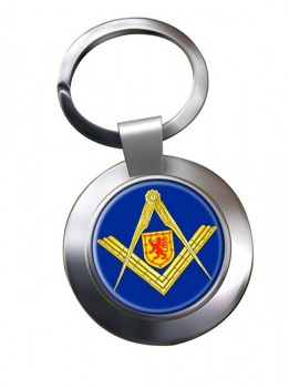 Scottish masons Chrome Key Ring