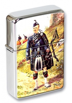 Royal Scots Pipe Major Flip Top Lighter