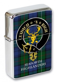 Seaforth Highlanders Scottish Clan Flip Top Lighter