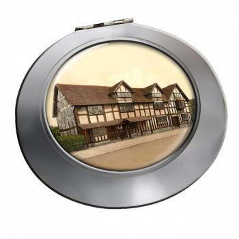 Shakespeare's Birthplace Stratford-upon-Avon Chrome Mirror