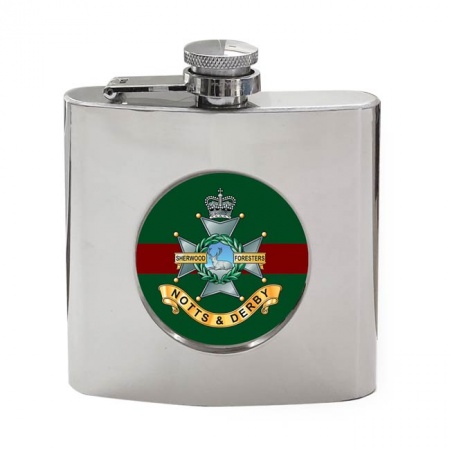 Sherwood Foresters, British Army Hip Flask
