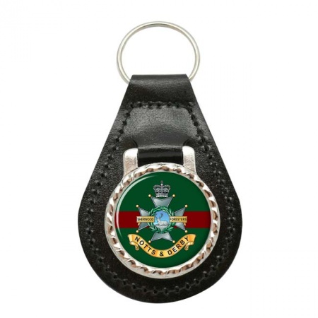 Sherwood Foresters, British Army Leather Key Fob