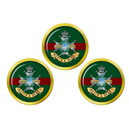 Sherwood Foresters, British Army Golf Ball Markers