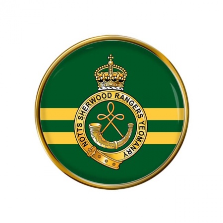 Sherwood Rangers Yeomanry (SRY), British Army Pin Badge