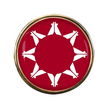 Oglala Sioux Tribe Round Pin Badge