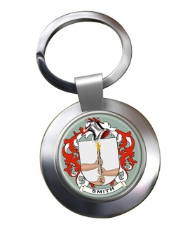 Smith Ireland Coat of Arms Chrome Key Ring