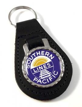 Southern Pacific Leather Key Fob