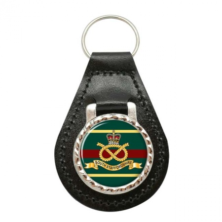 South Staffordshire Regiment, British Army Leather Key Fob