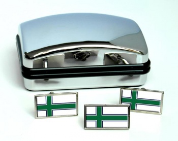 South Island (New Zealand) Flag Cufflink and Tie Pin Set