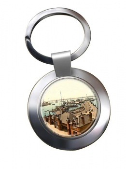 Southampton Pier Chrome Key Ring