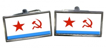 Soviet Navy Rectangle Cufflinks