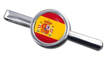 Spain Espana Round Tie Clip