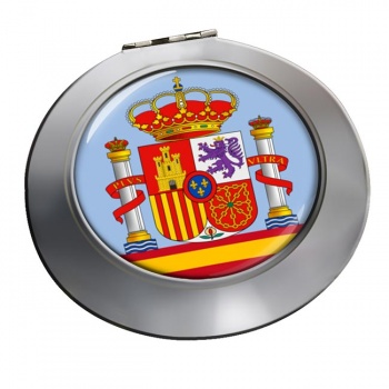 Coat of Arms Escudo de Espana (Spain) Round Mirror