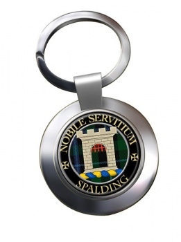 Spalding Scottish Clan Chrome Key Ring