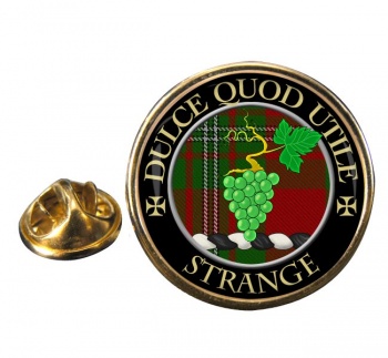 Strange Scottish Clan Round Pin Badge