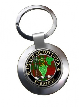 Strange Scottish Clan Chrome Key Ring