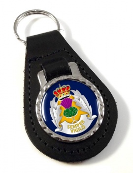 Strethclyde Police Leather Key Fob