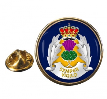 Strethclyde Police Round Pin Badge