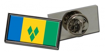 Saint Vincent and the Grenadines Flag Pin Badge