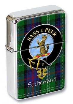 Sutherland Scottish Clan Flip Top Lighter