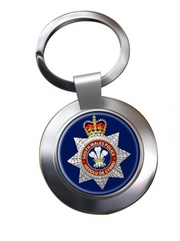 South Wales Police Chrome Key Ring
