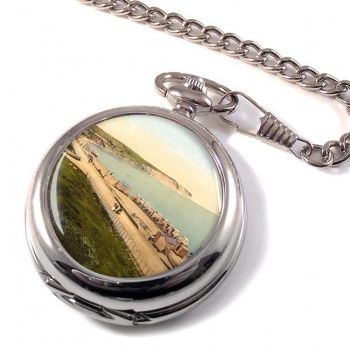 Swanage Beach Dorset Pocket Watch